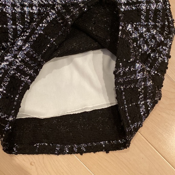 Les Tout Petits made in usa girls silver shimmer white black Pearl waist dress - Picture 8 of 13